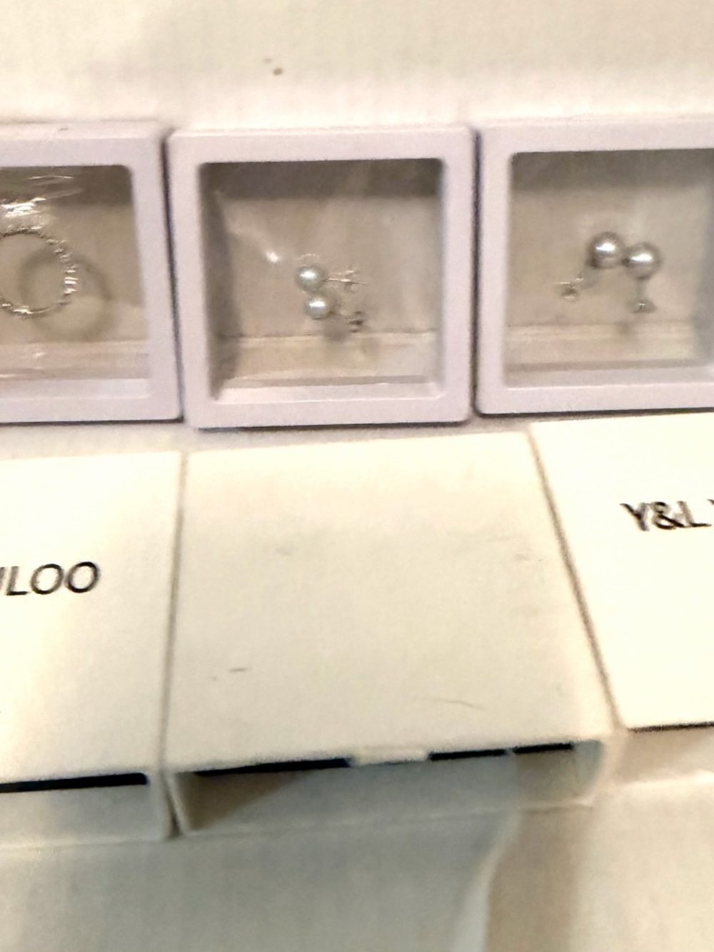 Classic White Pearl Sterling Silver Stud Earrings